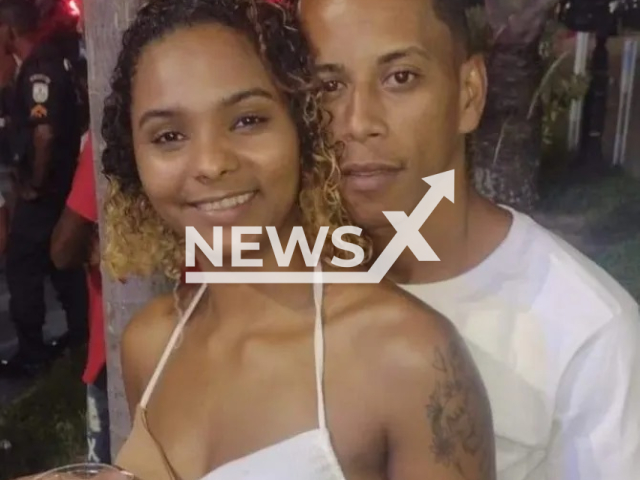 Vitoria Conceicao poses with Deivid Nascimento in undated photo. She died after allegedly being poisoned in Rio de Janeiro, Brazil. Note: Private photo taken from local media. (Newsflash)