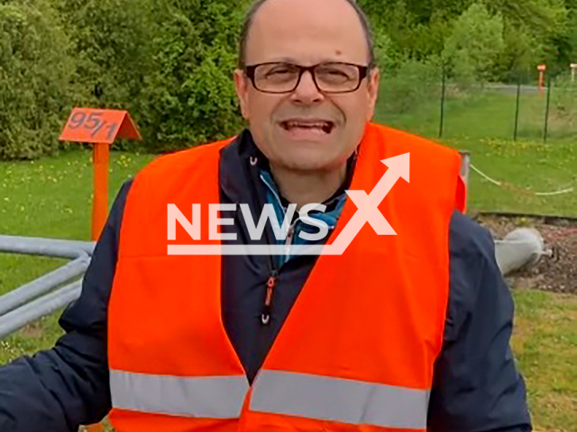 Winfried Lorenz, 65, poses in undated photo. He was sentenced to nearly two years behind bars without parole in Berlin, Germany. Note: Photo is a screenshot from a video. (Newsflash)