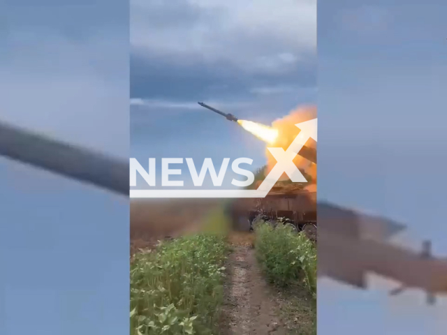 Russian Strela-10 SAM system hits Ukrainian drone in Ukraine, August 28, 2024.
Note: Photo is a screenshot from a video. (Russian Ministry of Defence (MoD)/Clipzill