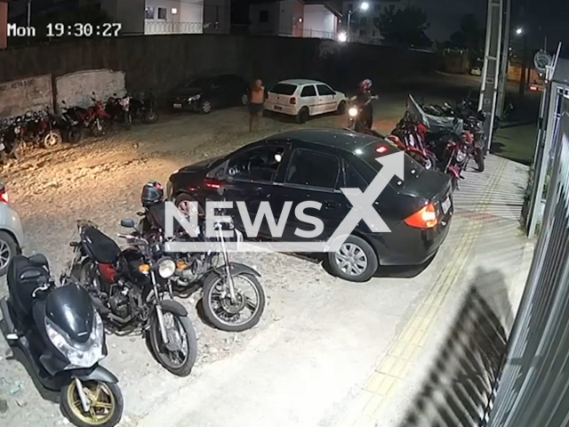 Group of men kill couple in Fortaleza, Brazil, Monday, Aug. 26, 2024. The couple died at the scene. 
Note: Photo is screenshot from a video (Newsflash)