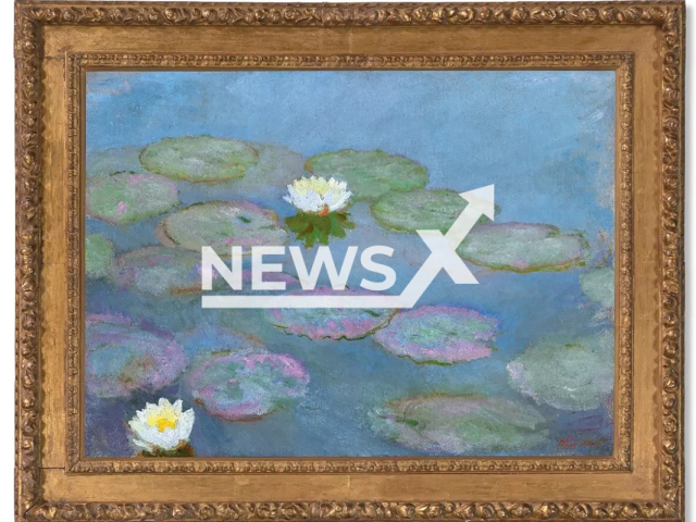 Image shows Claude Monet's Nympheas, undated photo. It was offered for sale with an estimate of USD 25 and 25 million (GBP 19 and 26 million) in Hong Kong. Note: Licensed content. (Christie's/Newsflash)