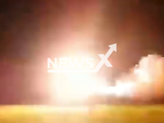 Ukrainian Forces destroyed the Orlan-10 drone with the help of the Osa anti-aircraft missile system in Zaporizhzhia in Ukraine in May 2022.
Note: This picture is a screenshot from the video.
(@UkrainianLandForces/Newsflash)