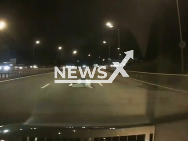 Woman, 47, jumps out of moving taxi after driver faints in Artyom, Primorsky Krai, Russia on Sunday, Sep. 15, 2024. The woman received injuries, a closed dislocation of the shoulder. Note: Photo a is screenshot from a video(Newsflash)