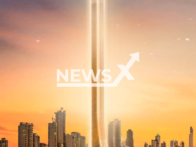 Photo illustration shows the world's tallest residental building, Sienna Tower, undated. The skyscraper will measure over 500 metres and will be named after Brazilian sports and motor racing legend Ayrton Senna. Note: Private photo. (FG Empreendimentos/Newsflash)