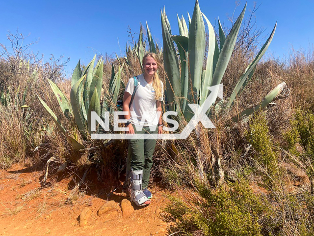 Brook Cheuvront poses in undated photo. She was found dead on a hiking trail in Table Mountain National Park, South Africa, on Sunday, 22 September, 2024. Note: Picture is taken from social media. (Steve Cheuvront/Newsflash)