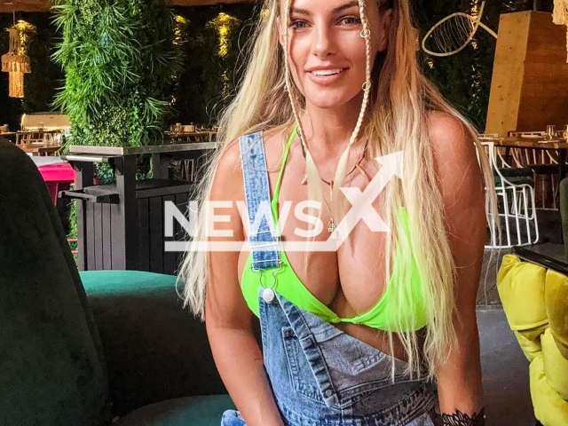 Stefania Costache poses in undated photo. The dentist Costin Iulian Berechet accused of raping her was sentenced to 10 years in prison by the 1st District Court in Bucharest, Romania, on Wednesday, 18 September, 2024. Note: Picture is taken from social media. (@lolrelai/Newsflash)