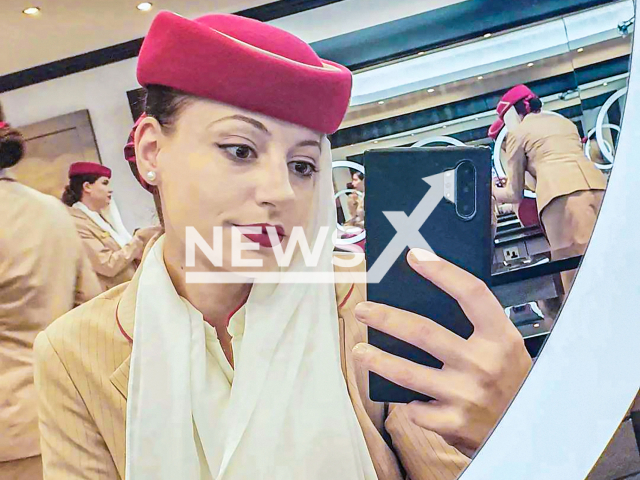 Denisa Alexandra Masura Oltean, 20, poses in undated photo. The flight attendant of Romanian and Spanish nationality was found dead in her apartment in Japan and is believed to have died on Thursday, 29 August, 2024. Note: Picture is taken from social media. (@deniizukaa/Newsflash)