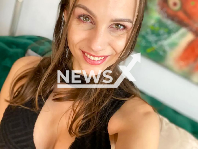 Mary Wet, 31, from Vienna, Austria, poses in undated photo. She left her job as a saleswoman to become an erotic model. Note: Private photo from social media. (@your.girl.in.the.game/Newsflash)