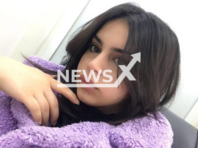 Melike Akbas, 15, poses in undated photo. She died from an electric shock while jumping off a train in Munich, Bavaria State, Germany, on June 8, 2022. Note: Private photo. (Newsflash)