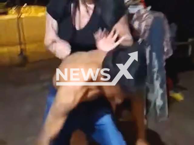 Woman kills ex-boyfriend in Londrina, Brazil, Sunday, Sep. 29, 2024. The crime was recorded on the phone. Note: Photo is a screenshot from a video. (Newsflash)