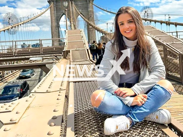 Rafaela Martins de Araujo poses in undated photo. She was run over by a steamroller while working in Macae, Brazil. Note: Private photo taken from local media. (Newsflash)