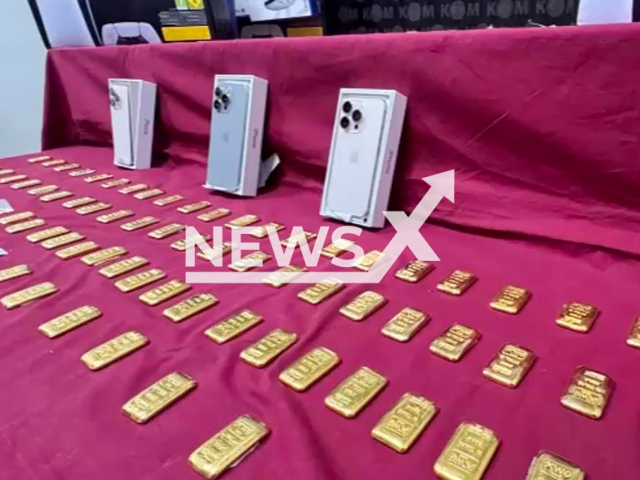 Picture shows gold bars found in genitals of six women caught at airport in Izmir, Turkey, undated. They were of Uzbekistan nationality. Note: Private photo taken from local media. (Newsflash)