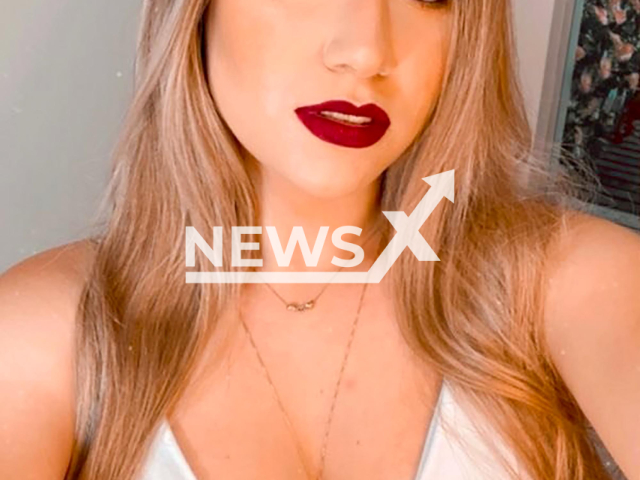 Lucia Cristina Chiareti Macedo, 25, poses in undated photo. Grandmother dies 2 days after accident that killed sisters on their way to church in Vera, Brazil. Note: Private photo taken from social media. (Newsflash)