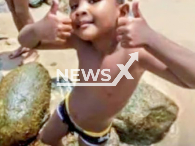 Benjamim Rodrigues Ribeiro, 7, undated photo. He was the second boy who died from poisoned chocolate in Cavalcanti, in the North Zone of Rio, Brazil, on Wednesday, 9 October, 2024. Note: Picture is taken from local media. (Newsflash)