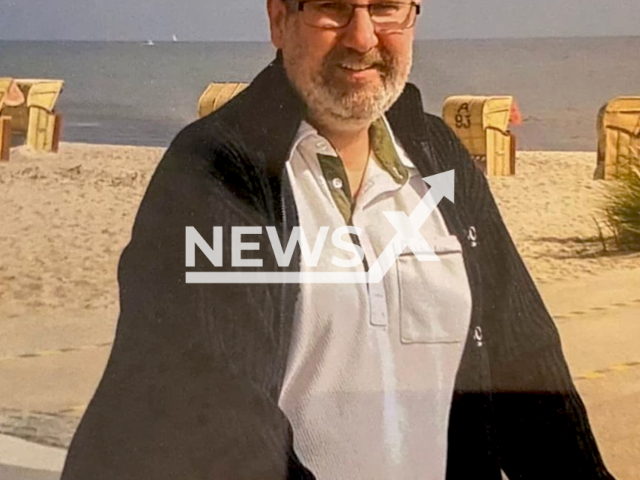 One of the victims named Karl-Georg Schafer, 58, who wanted to go on vacation in the Baltic Sea with his family before he died after receiving anesthesia from fake doctor Meike S., 51, in Germany in 2017. Note: This is a private photo. (Newsflash)