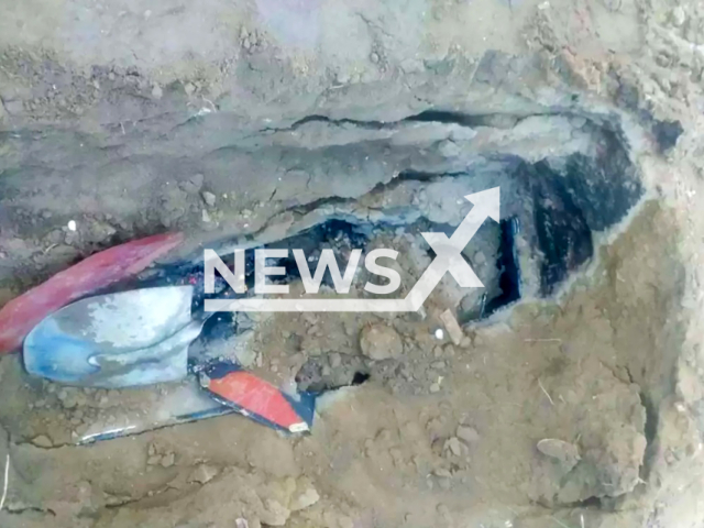 Image shows the location where Maria Rosalia Goncalves Mendes, 26, was buried, undated photo. Her body was unburied and burned in a cemetery of the city of Itambe, Pernambuco State, Brazil, on Saturday, Oct. 19, 2024. Note: Private photo from local media. (NF/newsX)