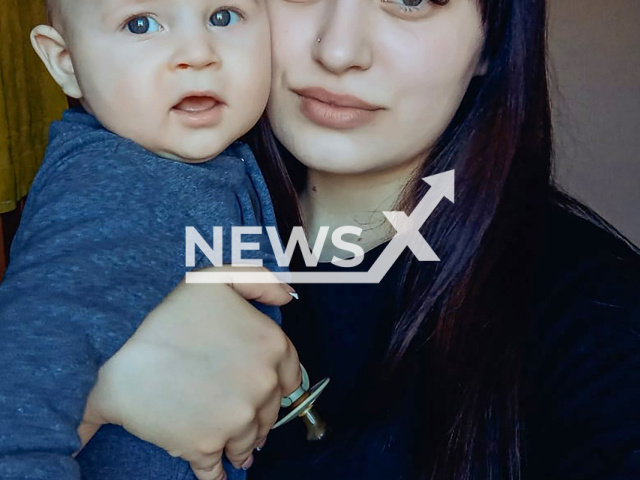 Photo shows Valeria Raikhel, 25, with her child, from Karasuk, Novosibirsk Oblast, Russia, undated. The young mother spent a month and a half in a coma after a car accident and woke up. Note: Picture is private used in local media. (Valeria Raikhel, NF/newsX)