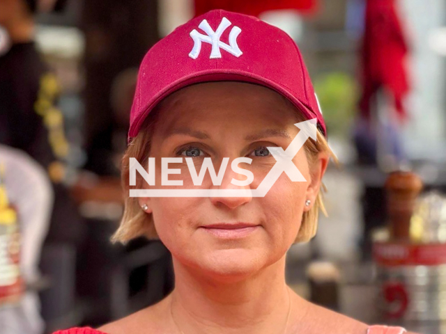 Image shows Anna Fedorova, aged 47, in undated photo. She died following a treatment by Maria Burlova, the chief medic of a private plastic surgery and cosmetology clinic in St Petersburg, Russia. Note: Private photo from local media. (NF/newsX)