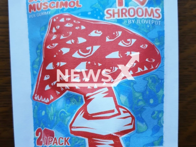 Image shows the Muscimol Gummies, undated photo. The Federal Office of Consumer Protection and Food in Germany reported them as harmful for containing muscimol, a psychoactive substance that has a profound effect on the psyche and can also lead to symptoms of poisoning. Note: Licensed content. (DCM Manufaktur GmbH/NF/newsX)