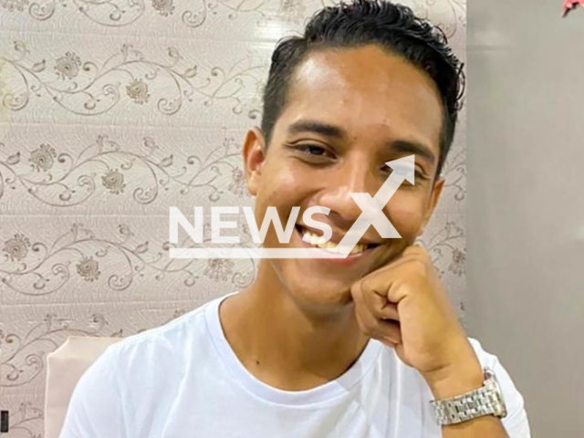 Jhonata Leao, 24, poses in undated photo. He jumped in a river to save his girlfriend Luanda Oliveira, from downing in Manaus, Amazonas State, Brazil. Note: Private photo from local media. (NF/newsX)