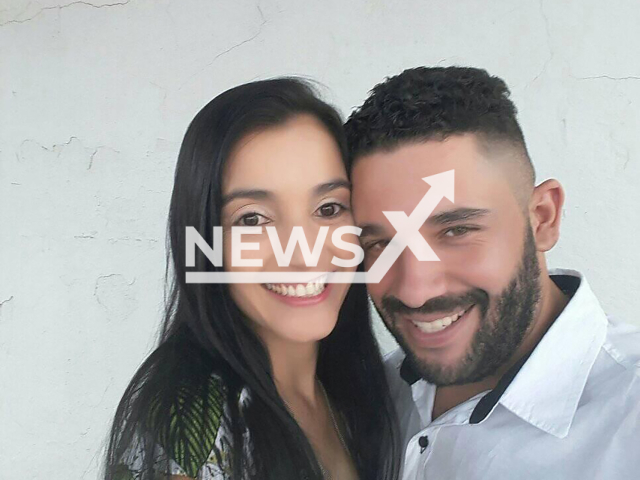 Photo shows Marcos Vinicius Paulino with his wife, Tatiele de Cassia dos Reis Goncalves, undated. Paulino allegedly killed his wife in Caconde, Brazil. Note: Private photo taken from social media. (NF/newsX)