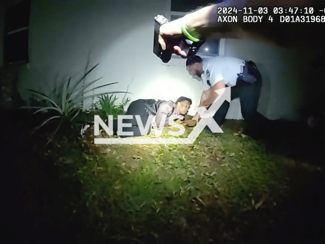 HCSO's Aviation Section swiftly tracked a fleeing suspect using the FLIR camera, leading ground units to locate and arrest 31-year-old Reechaey Bush at an apartment complex in Mango, Florida in the United States on Sunday, Nov. 3, 2024. The suspect was arrested on charges that include DUI and resisting an officer.
 Note: Photo a is screenshot from a video (@HCSOSheriff/NF/newsX)