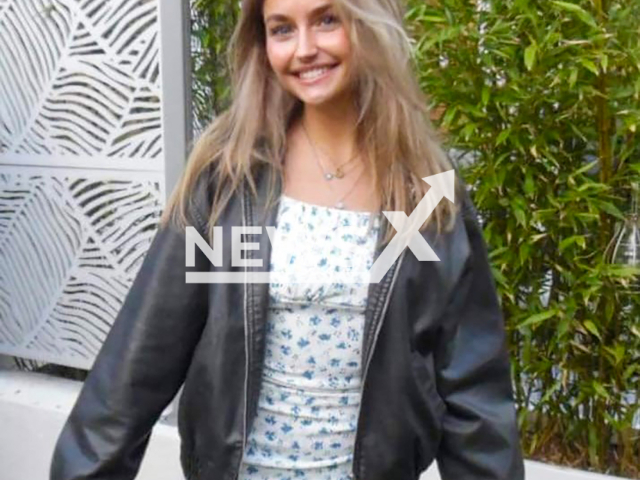 Ania, 18, poses in undated photo. She was last seen at around 11:00pm at the Krakow-Balice Airport, Poland, on Monday, Nov. 11, 2024. Note: Licensed content. (District Police Headquarters Krakow/NF/newsX)