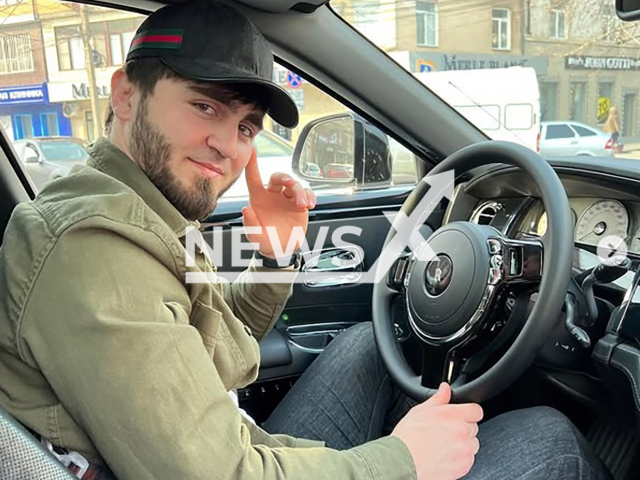 Photo shows Dagestani auto blogger Gadzhi Gadzhiev, 26, undated. He drifted and hit several people on his BMW in Odintsovo, Moscow Oblast, Russia. Note: Private photo taken from social media. (@gadji_gadjiew/NF/newsX)