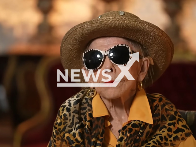 Image shows socialite Regina Lemos Goncalves, 88, undated photo. Her ex driver Jose Marcos Chaves Ribeiro, 53, is accused of keeping her locked in an apartment in Copacabana, Rio de Janeiro, Brazil, for 10 years. Note: Photo is a screenshot from a video. (NF/newsX)