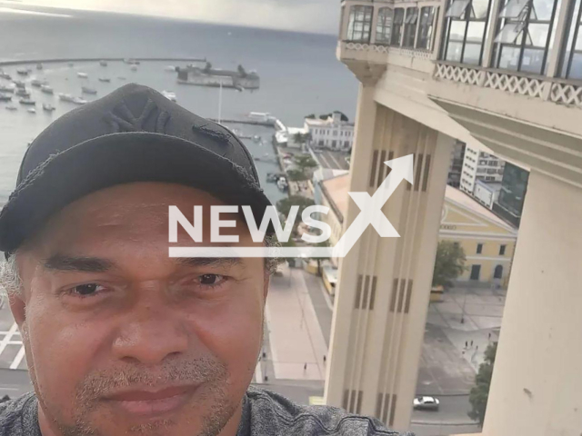 Aldemir Rodrigues de Souza, 45, from Fortaleza, Ceara State, Brazil, poses in undated photo. He died in an elevator accident on Monday, Dec. 2, 2024. Note: Private photo from local media. (NF/newsX)