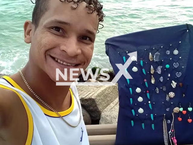 Jose Augusto Mota da Silva, 32, poses in undated photo. He died while waiting for treatment at hospital in Rio, Brazil. Note: Private photo taken from local media. (NF/newsX)