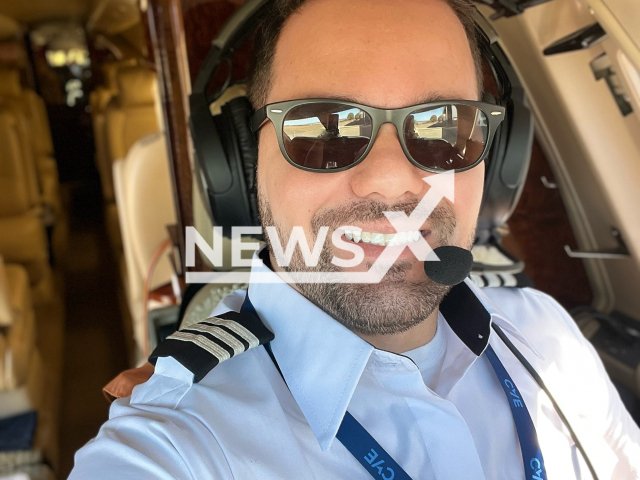 Brazilian pilot Rogerio Mercaldi poses in undated photo. He recorded planes 'meeting' during flight. Note: Photo obtained with permission from Rogerio Mercaldi. (Rogerio Mercaldi/NF/newsX)