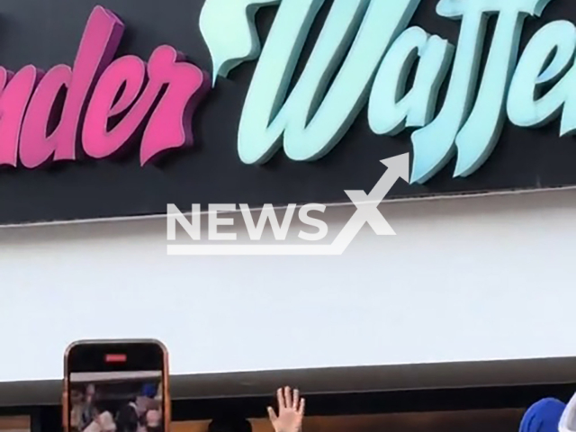 Image shows influencer and professional footballer Nader El-Jindaoui, 28, undated photo. Over 2,000 fans stood in front of a waffle shop in Berlin, Germany, after he announced he would visit it. Note: Photo is a screenshot from a video. (NF/newsX)