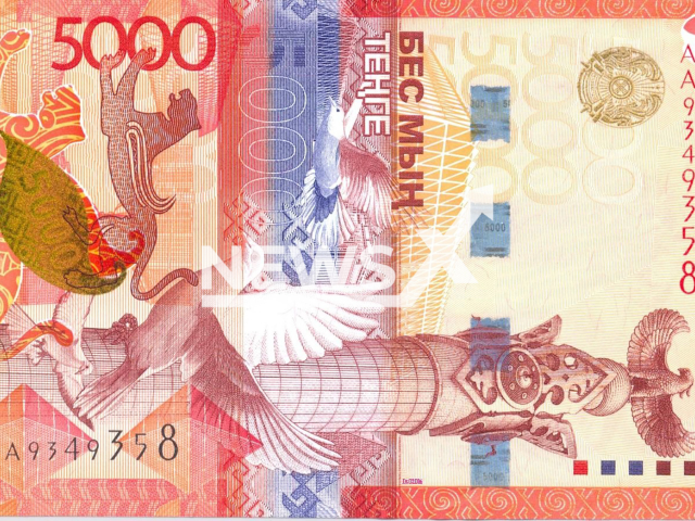 Illustrative image of 5000 Kazakhstani tenge banknote issued in 2011, undated. Note: Photo in public domain. (NF/newsX)