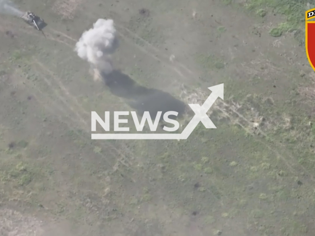 Troops of the 30th separate mechanized brigade named after Prince Konstantin Ostrozky in Ukraine, destroyed the tanks of the Russian Army, in May, 2022. Note: Picture is a screenshot from a video (@30brigade/Newsflash)