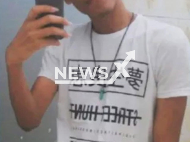 Mateus Domingues Carvalho, 21, (pictured) a McDonald's employee, was allegedly shot by firefighter Paulo Cesar de Souza Albuquerque after an argument over a discount coupon in Rio de Janeiro, Brazil. Note: Private picture (Newsflash)