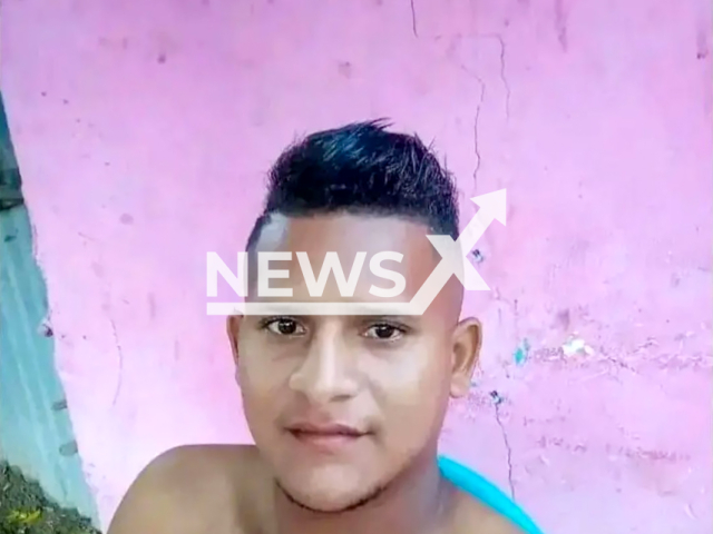 Wilmer Escobar Torres, 26, poses in undated photo. He was gored by a bull in Zambrano, Colombia. Note: Private photo taken from social media.(Newsflash/NX)