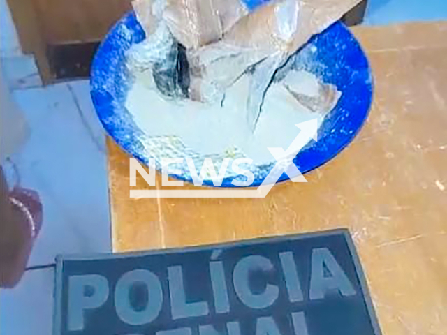 Picture shows the seized item, undated. The Penal Police arrested a woman who tried to bring drugs and cement into women's prison. Note: Government photo. (Secom MT/Newsflash/NX)