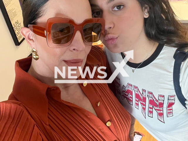 Brazilian actress Claudia Raia, 58, and her daughter  Sophia Raia, 22, pose in undated photo. The actress was slammed for buying her daughter a vibrator when she was 12. Note: Private photo taken from social media. (@claudiaraia/Newsflash/NX)