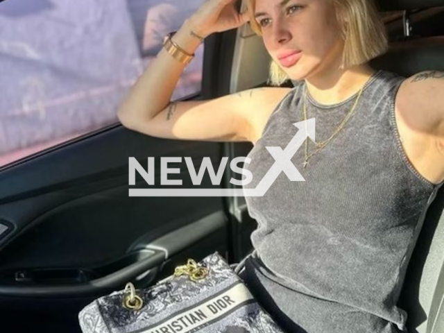 Martina Oliva, 23, poses in undated photo. She was arrested for trying to smuggle cocaine. Note: Private photo taken from local media. (Newsflash/NX)