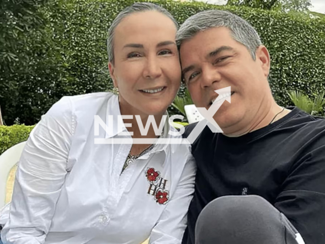 Picture shows Luz Mery Tristan and Andres Ricci, undated. He was found guilty of the aggravated femicide of Luz Mery Tristan. Note: Private photo taken from local media. (Newsflash/NX)