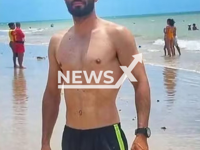 Jeremias Almeida Santos, 33, poses in undated photo. He died falling from the top of a waterfall in the city of Livramento de Nossa Senhora, Brazil, undated. The man fell from the top of a waterfall. Note: Private photo taken from local media. (Newsflash/NX)