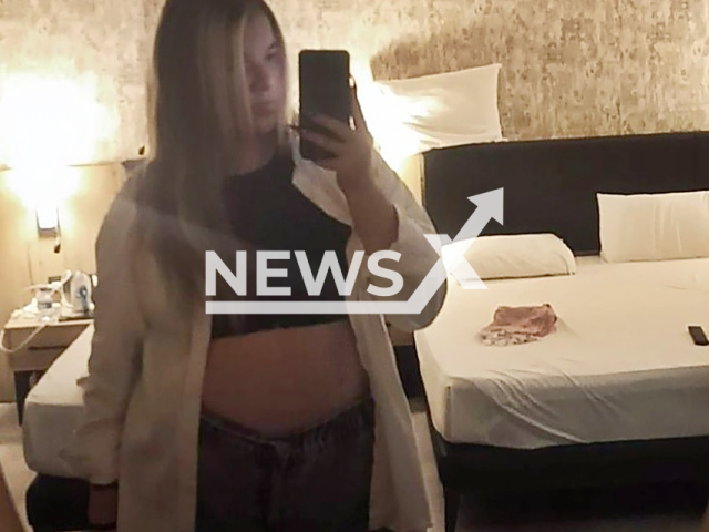 Ekaterina Burnazkina poses in undated photo. She gave birth and left the baby at the Antalya Airport on Oct.13, 2024. Note: Private photo taken from local media. (Newsflash/NX)