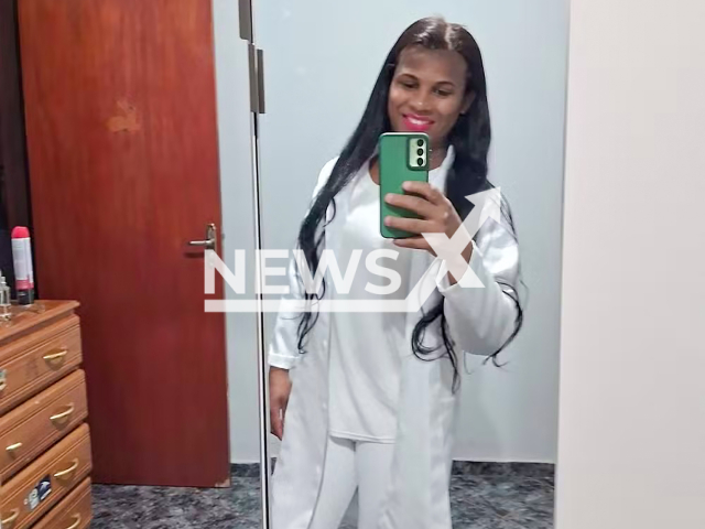 Pamela Nunes Valadares, 28, poses in undated photo. She was killed in Frutal, Brazil. Note: Private photo taken from local media. (Newsflash/NX)