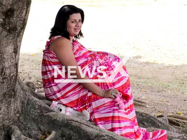 Maria Veronica Aparecida Santos poses in undated photo. She faked her pregnancy. Note: Private photo taken from local media. (Newsflash/NX)