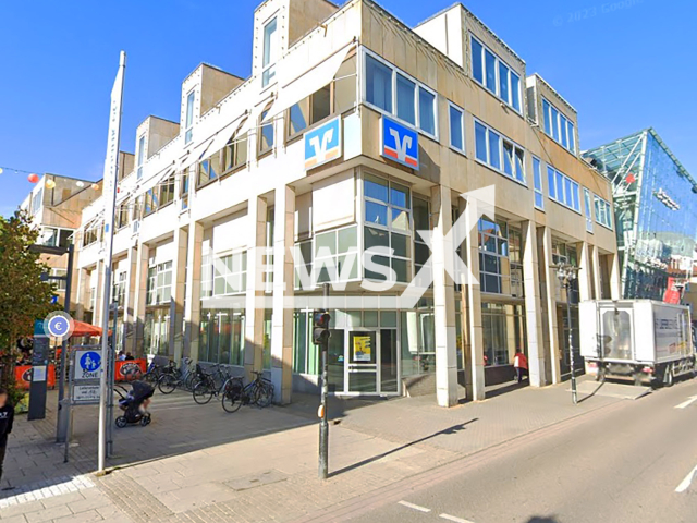 Illustrative photo of the headquarters of the Heidenheimer Volksbank, Germany, undated. The bank started a lawsuit against WSD Security company. Note: Picture is a screenshot from Google Maps. (Google Maps/Newsflash/NX)