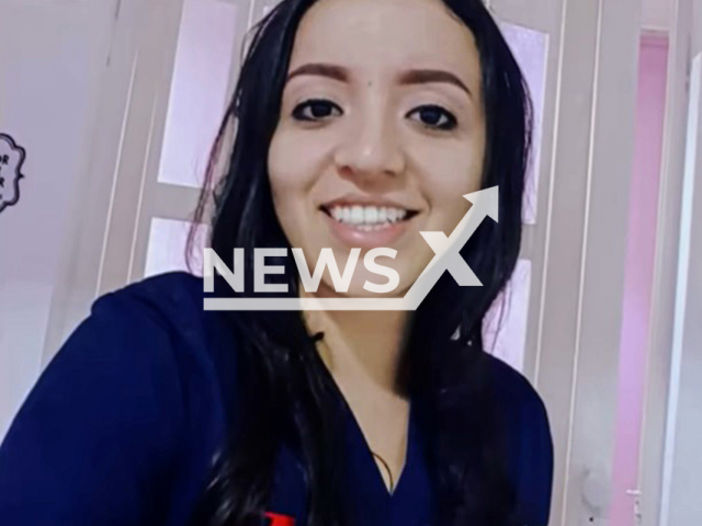 Isabel Munoz Chaves poses in undated photo. She died after a woman fell on her in Cali, Colombia. Note: Private photo taken from local media. (Newsflash/NX)