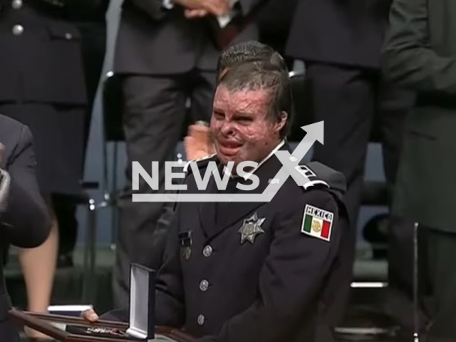 Picture shows former agent Ivan Morales Corrales, undated. He was murdered in Temixco, Morelos, in Mexico along with a woman. Note: Image is a screenshot from video. (Newsflash/NX)