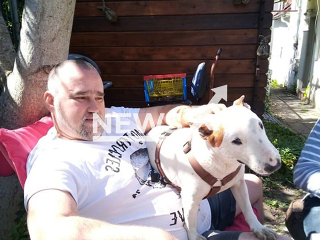 Lehel L., 47, poses in undated photo. He allegedly killed his girlfriend in Stuttgart, Germany. Note: Private photo taken from social media. (Newsflash/NX)