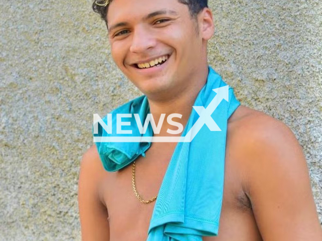 Joao Victor Souza Trindade da Silva, 19, poses in undated photo. He died at amusement park in Petropolis, Brazil. Note: Private photo taken from local media. (Newsflash/NX)
